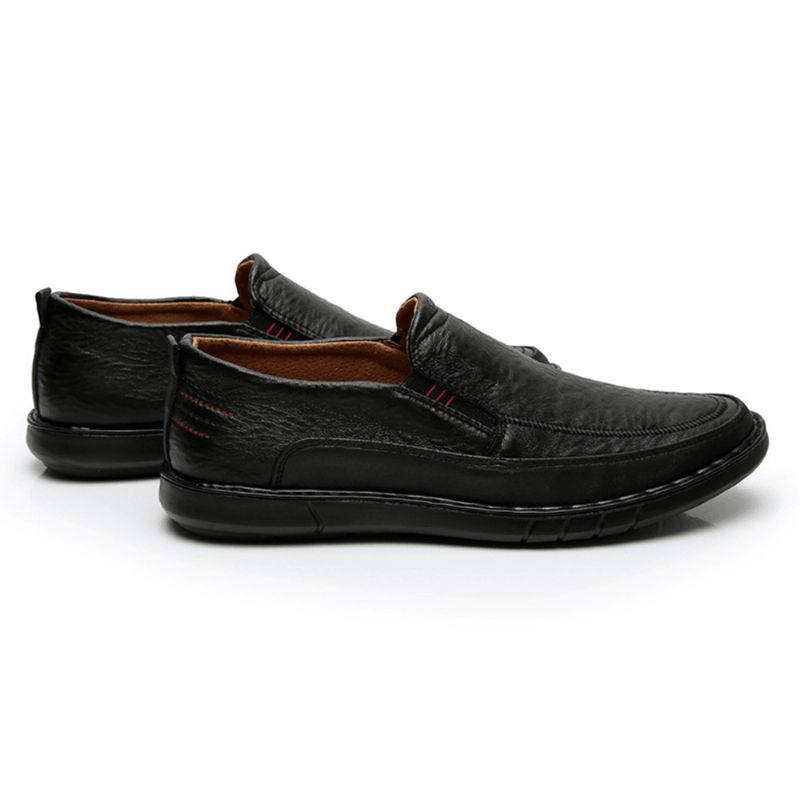 Mænd Skridsikker Slip-On-Elastisk Bånd Blød Sål Causal Daily Oxfords