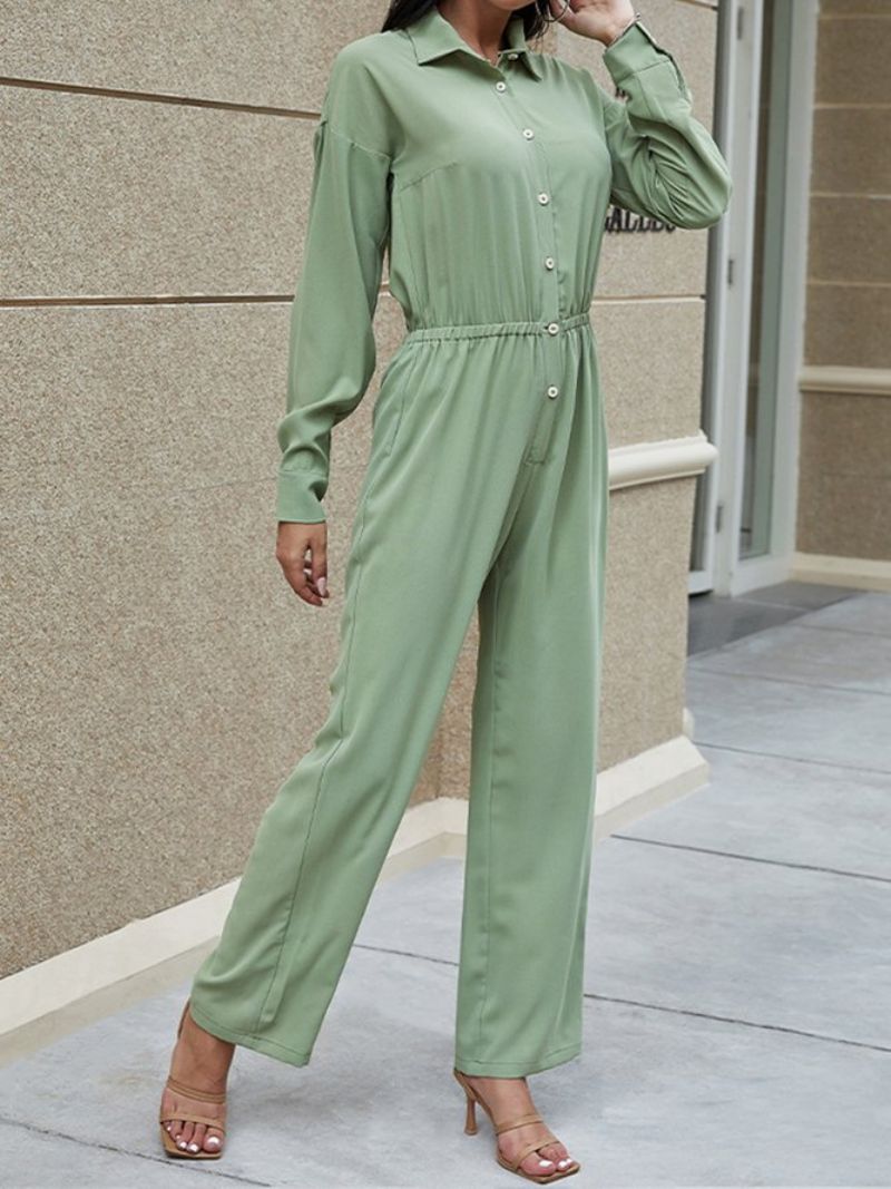 Skjortekrave Jumpsuit & Romper