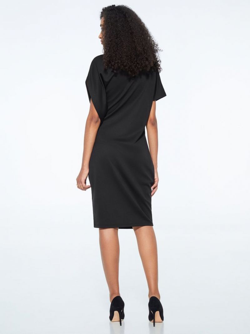 Urban Regular Fit Plain Knee Dress