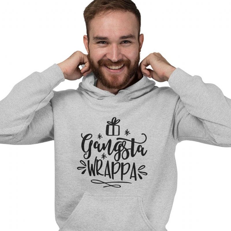 Gangsta Wrappa Unisex Sponge Fleece-Hættetrøje