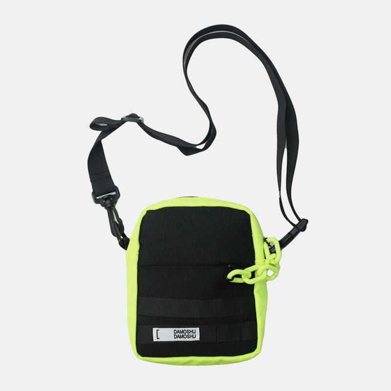 Kvinder & Mænd Oxford Kædedekoration Vandtæt Sports Hippie Patchwork 6.5 Tommer Telefontaske Crossbody Taske