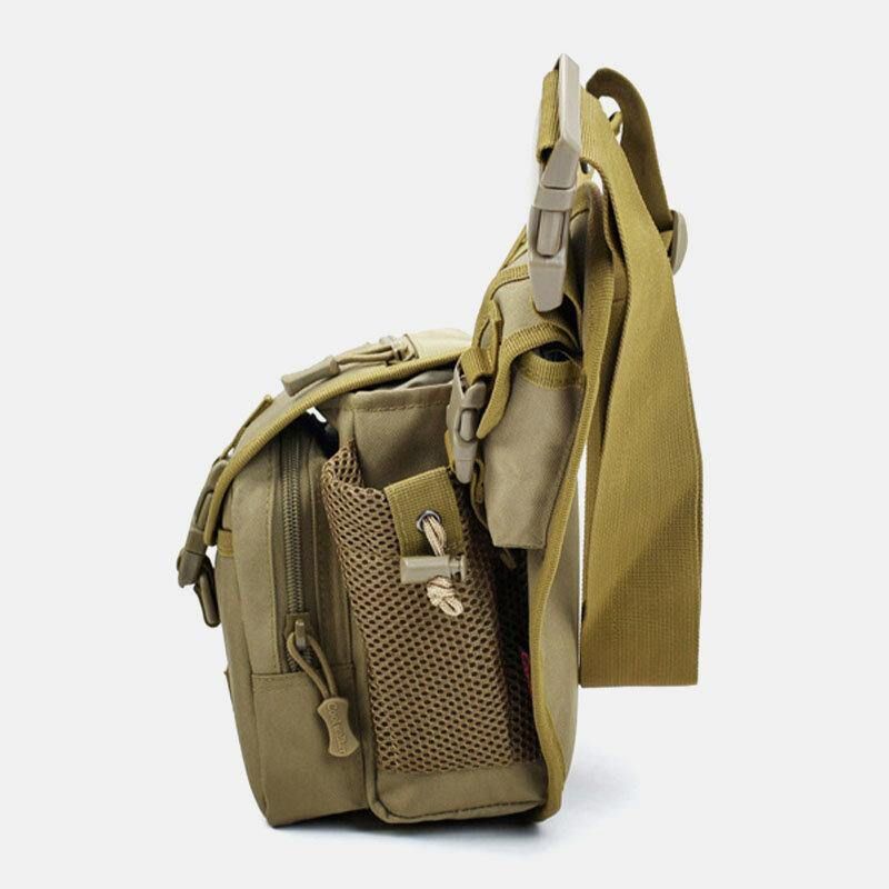 Mænd Oxford Udendørs Ridning Sport Camo Vandtæt Crossbody-Taske Med Stor Kapacitet Taljetaske Sadeltaske