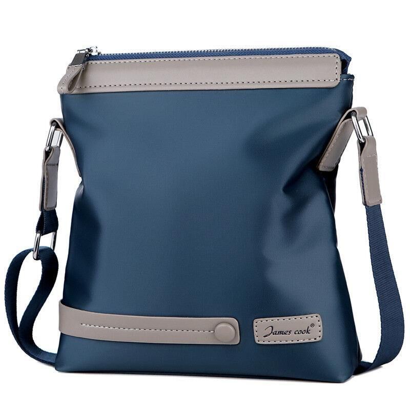 Mænd Oxford Vandtæt Patchwork Business Crossbody Bag Skuldertaske