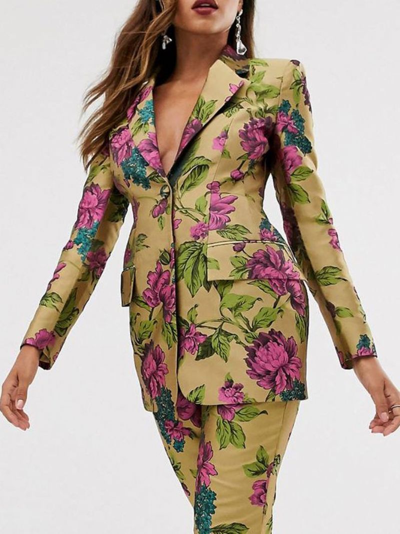 Sjalkrave Floral Fit Elegant Blazer