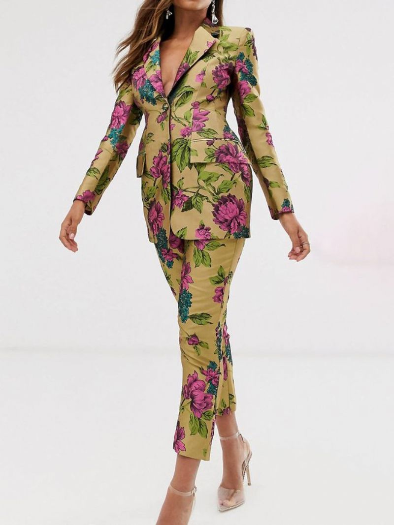 Sjalkrave Floral Fit Elegant Blazer