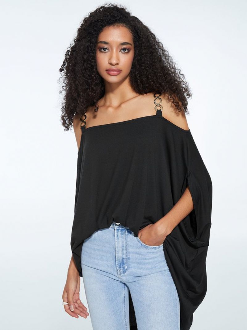 Elegant Almindelig Kold Skulder Top