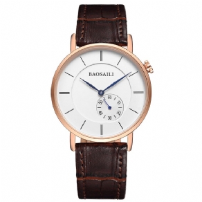 Baosaili Bsl1045 Minimalistisk Mænd Armbåndsur Ultra Thin Dial Case Quartz ur