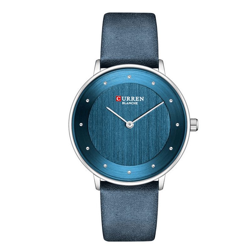 Curren 9033 Mode Casual Time Display Pu Læderrem Kvinder Quartz ur