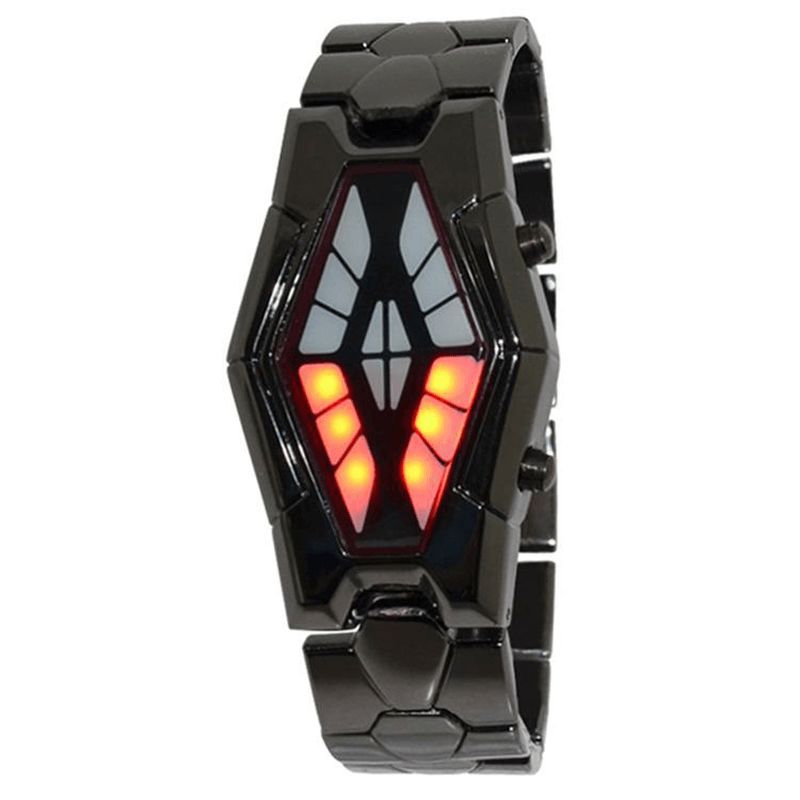 Deffrun Cobra Led Display Watch Full Steel Luminous Herre digitalur