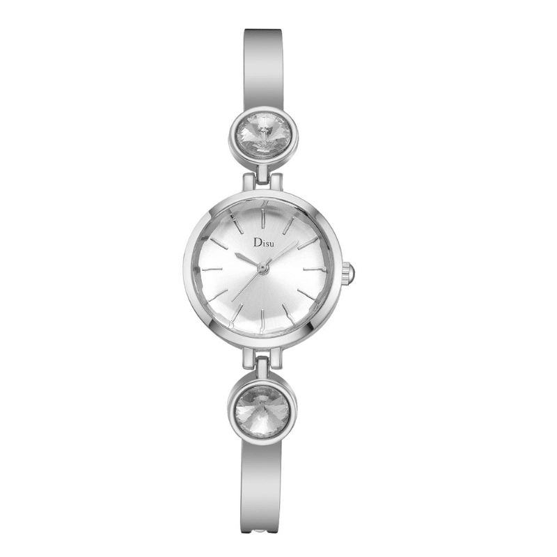 Deffrun Ds159 Elegant Dame Armbåndsur Diamond Shining Quartz Ure