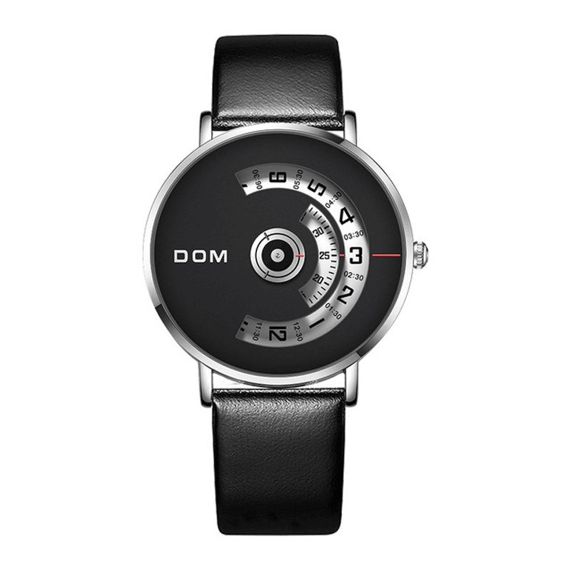 Dom M-1303 Mode Herreur Creative Dial 3Atm Vandtæt Quartz ur