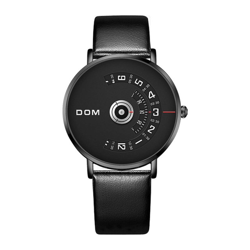 Dom M-1303 Mode Herreur Creative Dial 3Atm Vandtæt Quartz ur