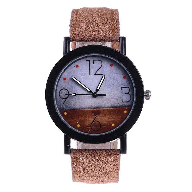 Fshion Dameur Color Dial Retro Quartz ur