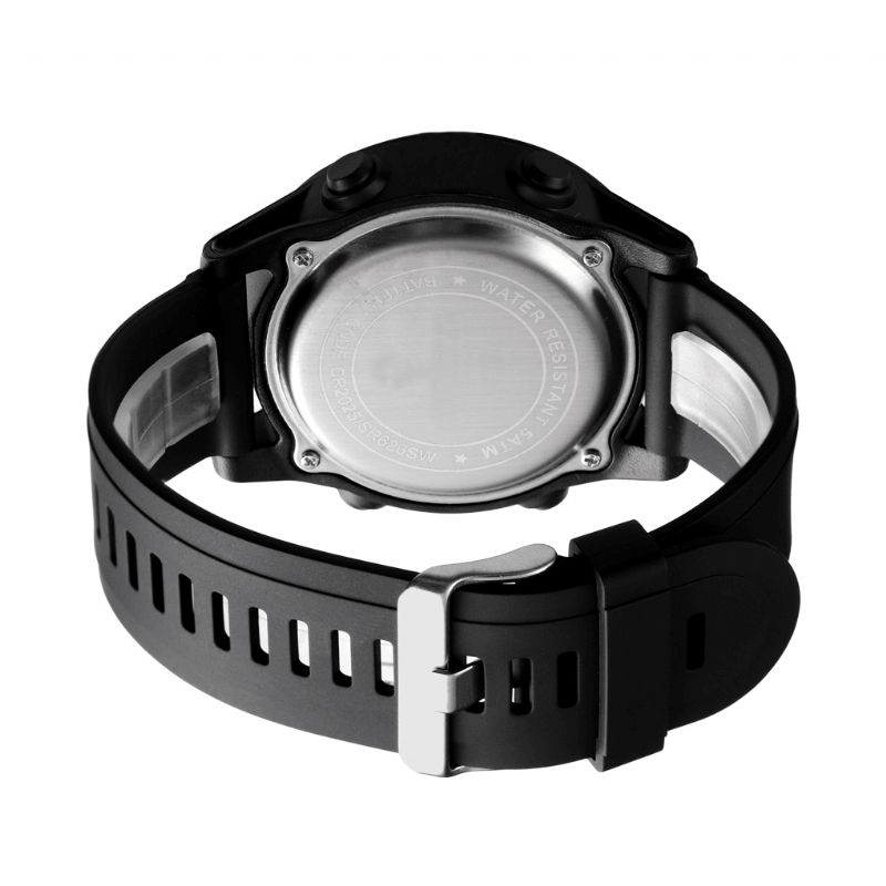 Honhx 62X-66F Mode Lysende Display Vækkeur Sport Style Mænd Digital Watch