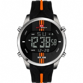 Kat-Wach Kt716 Digital Watch Mode Silikone Stopur Vandtæt Ur Alarm Udendørs Sport Watch