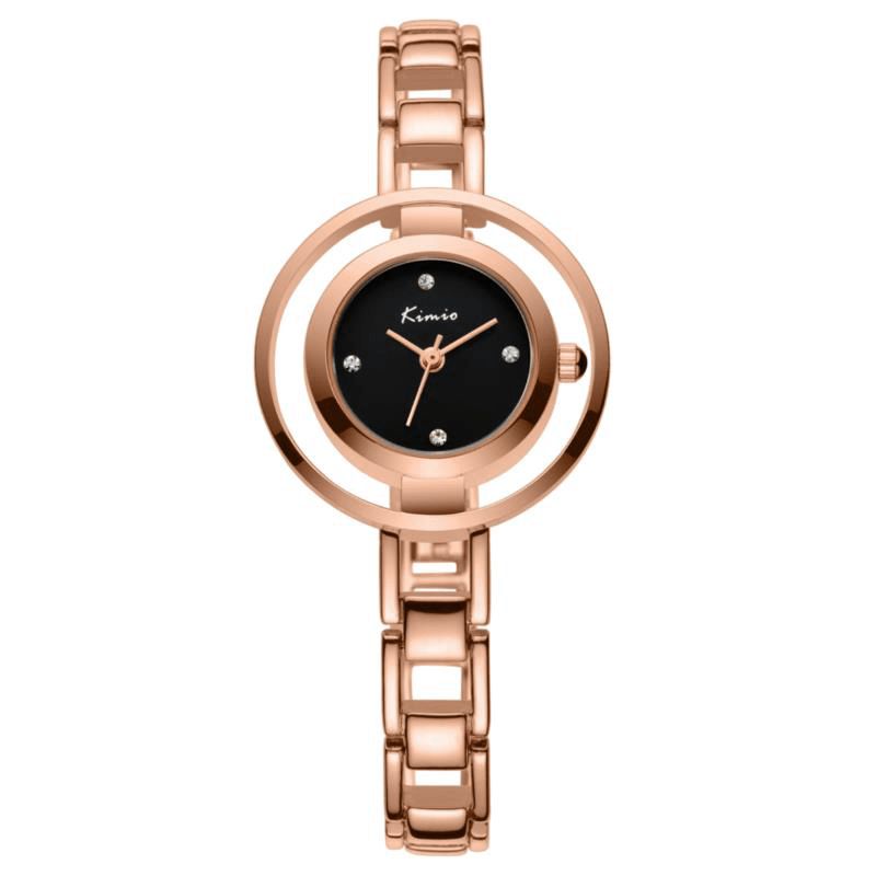 Kimio Kw6100S Mode Kvarts Quartz ur Simple Dame Dress Watch