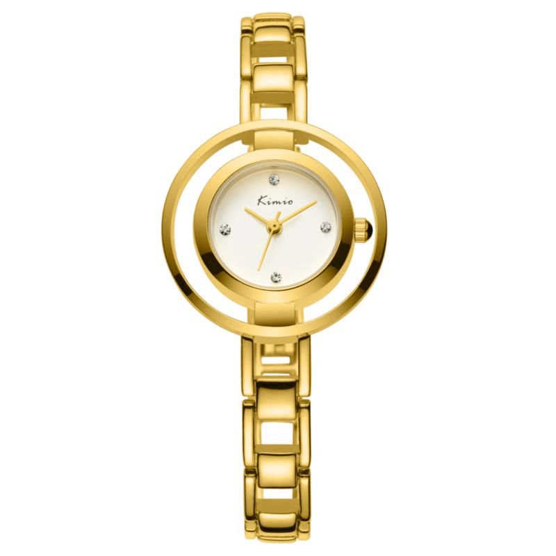 Kimio Kw6100S Mode Kvarts Quartz ur Simple Dame Dress Watch