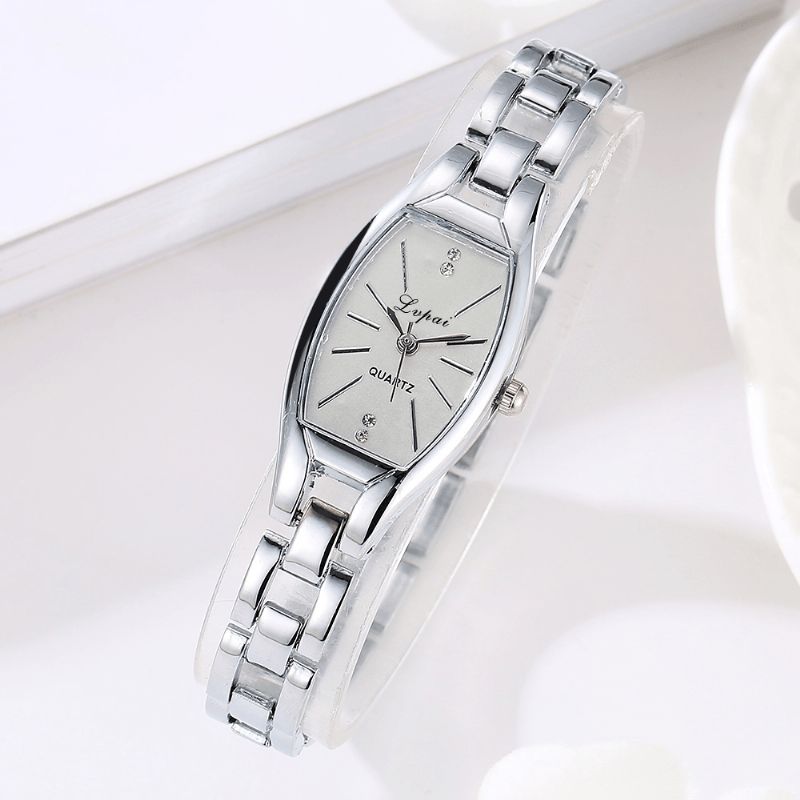 Lvpai Lp104 Unik Stil Elegant Dame Armbånd Watch Steel Band Quartz ur