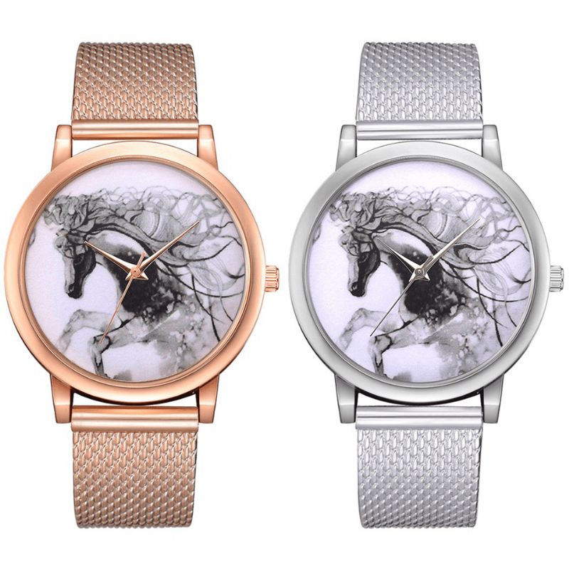 Lvpai P598 Kina Stil Horse Dial Face Kvinder Armbåndsur Casual Style Quartz Ure