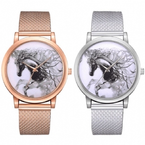 Lvpai P598 Kina Stil Horse Dial Face Kvinder Armbåndsur Casual Style Quartz Ure