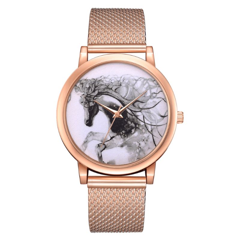 Lvpai P598 Kina Stil Horse Dial Face Kvinder Armbåndsur Casual Style Quartz Ure