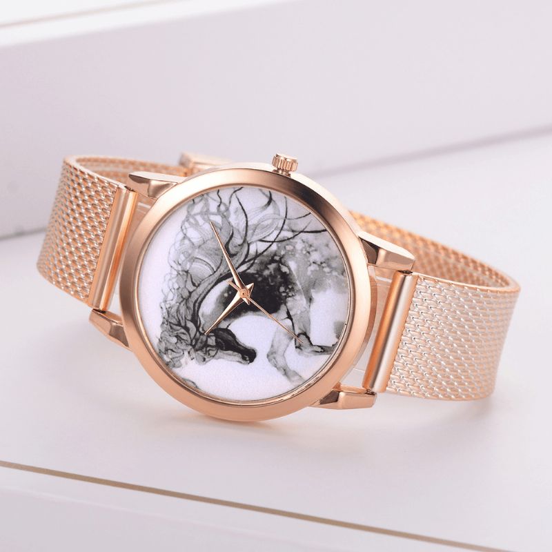 Lvpai P598 Kina Stil Horse Dial Face Kvinder Armbåndsur Casual Style Quartz Ure