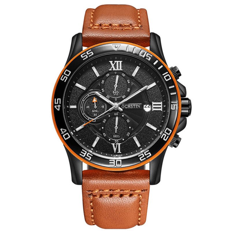 Ochstin Gq068A Multifunktion Chronograph Herrearmbåndsur Business Style Quartz Ure