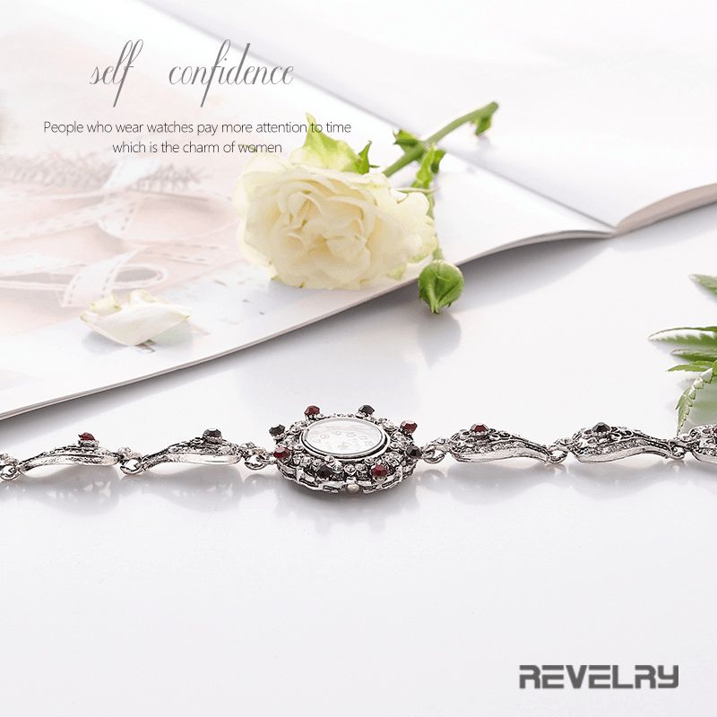 Revelry R998 Retro Style Life Vandtæt Dame Armbåndsur Moderigtigt Quartz ur