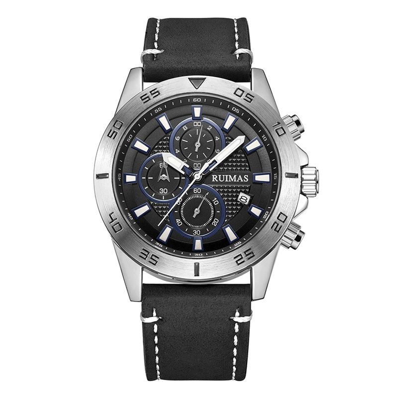 Ruimas 572 Sport Herreur 3Atm Vandtæt Chronograph Luminous Date Display Quartz ur