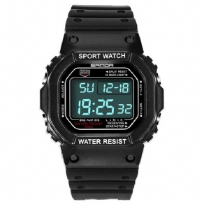 Sanda 329 Mode Led Display Herreur Vandtæt Sport Digital Watch