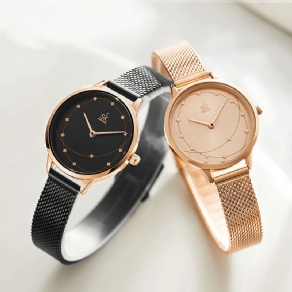 Shengke Sk K0142 Kvinder Metal Strap Luksus Stil Vandtæt Dame Kjole Kvinder Quartz ur