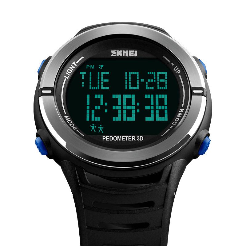 Skmei 1322 Digitalur Mandlig Mode Sport Multi-Funktion Alarm Skridttæller Armbåndsur