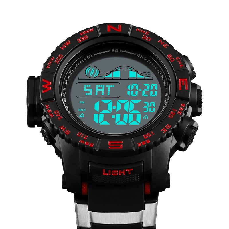 Skmei 1380 Chrono Lysende Ur Dato Uge Display Digital Watch