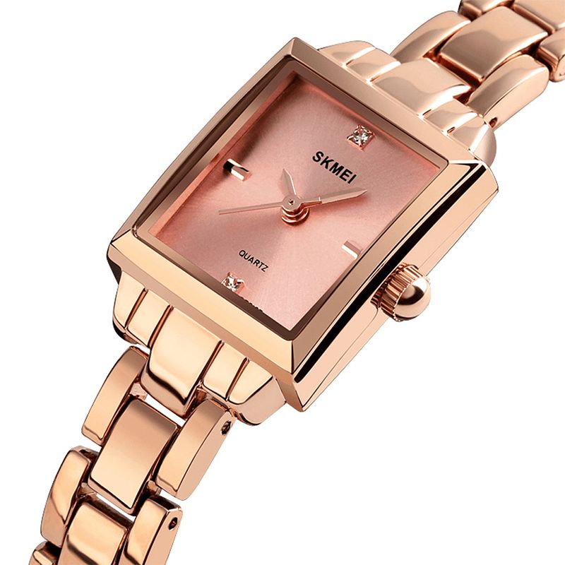 Skmei 1407 Mode Dame Watch Light Luxury 3Atm Vandtæt Rustfri Strap Quartz ur