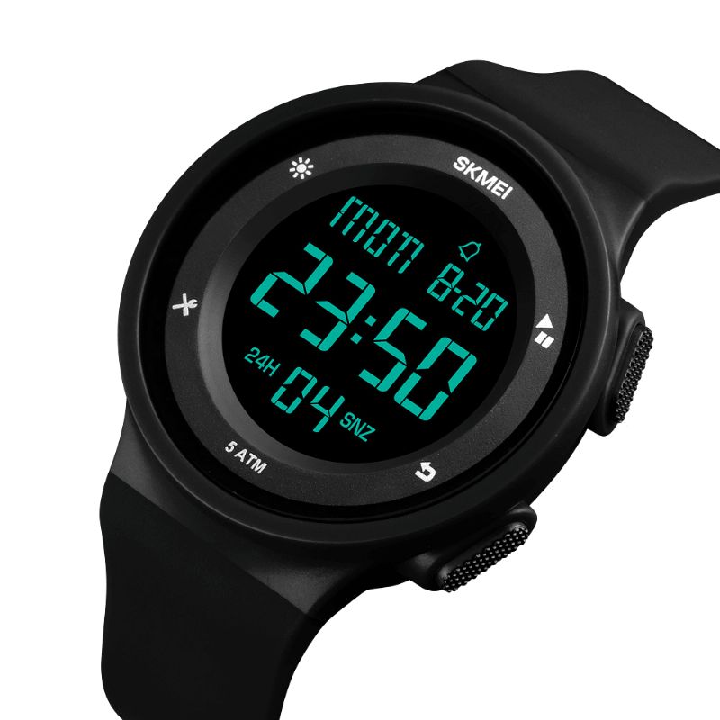 Skmei 1445 Mode Silikone Vandtæt Led Outdoor Sport Digital Watch