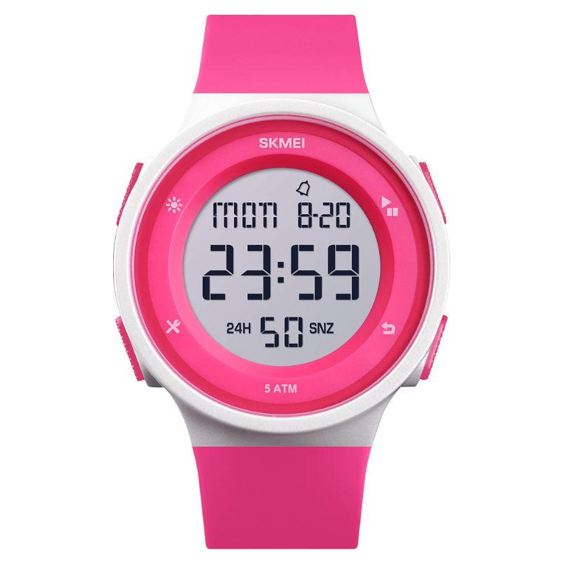 Skmei 1445 Mode Silikone Vandtæt Led Outdoor Sport Digital Watch