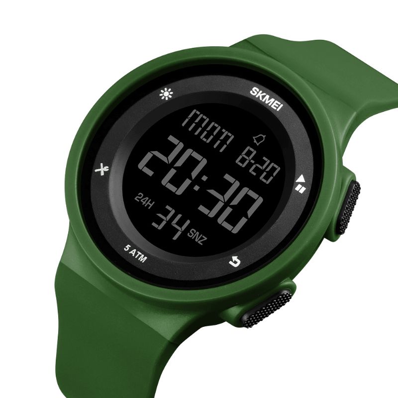 Skmei 1445 Mode Silikone Vandtæt Led Outdoor Sport Digital Watch