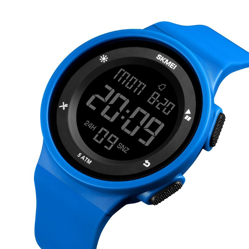 Skmei 1445 Mode Silikone Vandtæt Led Outdoor Sport Digital Watch