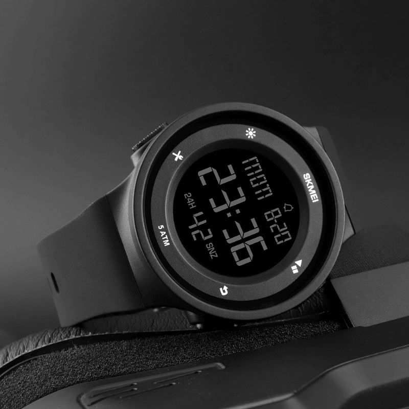 Skmei 1445 Mode Silikone Vandtæt Led Outdoor Sport Digital Watch