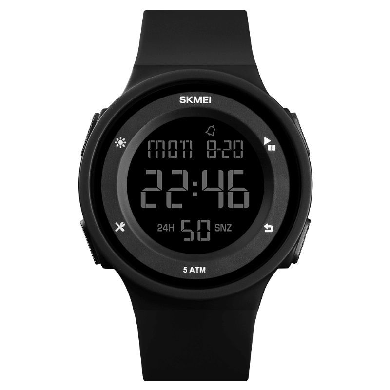 Skmei 1445 Mode Silikone Vandtæt Led Outdoor Sport Digital Watch