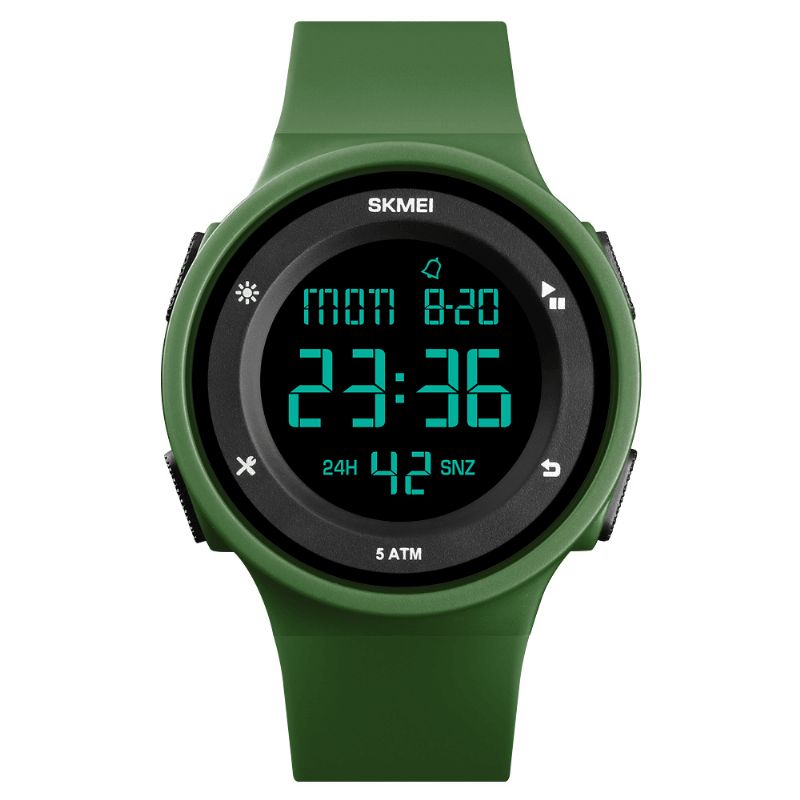 Skmei 1445 Mode Silikone Vandtæt Led Outdoor Sport Digital Watch