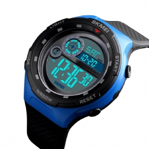 Skmei 1465 50M Vandtæt Countdown Outdoor El Light Sports Herre Digital Watch