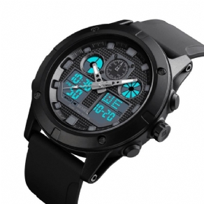 Skmei 1514 Outdoor Sports 50M Vandtæt Kronograf Stopur Digital Watch Herreur