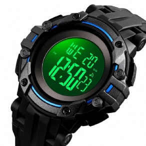 Skmei 1545 Alarm Chronograph Luminous 5Atm Military Style Sports Herre Watch Digital Watch