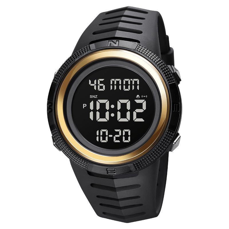 Skmei 1632 Sport Ur Dato Uge Display Kronograf Stopur Vandtæt Led Nat Digital Watch