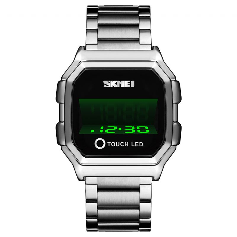 Skmei 1650 Sport Mænd Watch Date Led Creative Display Vandtæt Mode Digital Watch