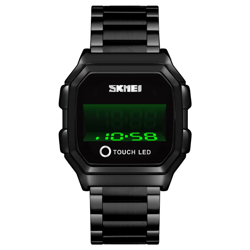 Skmei 1650 Sport Mænd Watch Date Led Creative Display Vandtæt Mode Digital Watch