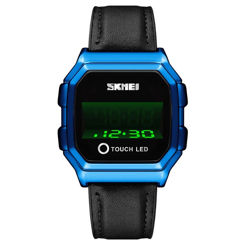 Skmei 1650 Sport Mænd Watch Date Led Creative Display Vandtæt Mode Digital Watch