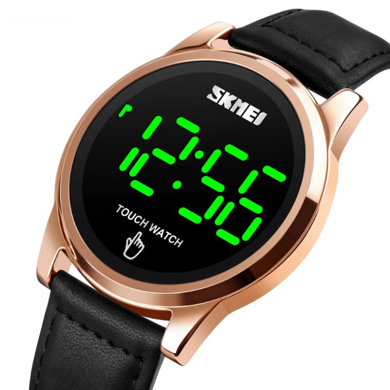 Skmei 1684 Sports Casual Led Display Lysende Touch Screen 3Atm Vandtæt Herre Digital Watch