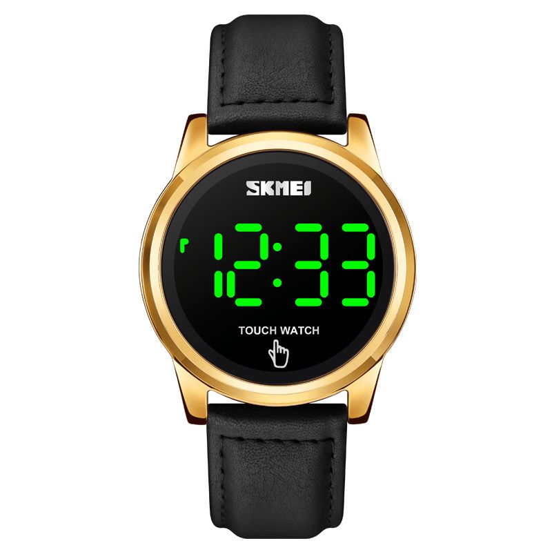 Skmei 1684 Sports Casual Led Display Lysende Touch Screen 3Atm Vandtæt Herre Digital Watch